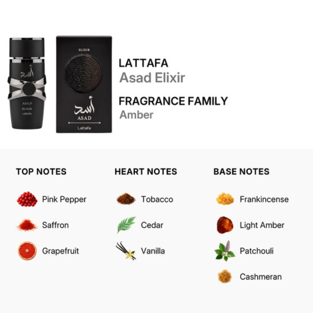 Lattafa Asad Elixir Eau De Parfum 100ml