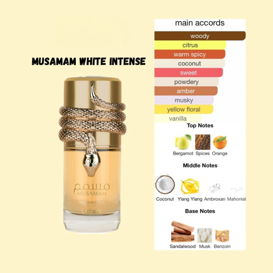 Lattafa Musamam White Intense Eau De Parfum 100ml