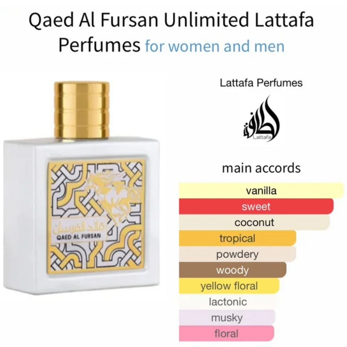 Lattafa Qaed Al Fursan Unlimited Eau De Parfum 90ml