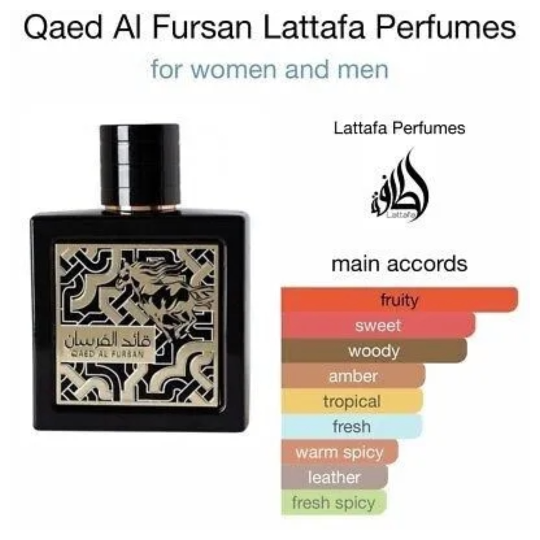 Lattafa Qaed Al Fursan Eau De Parfum 90ml