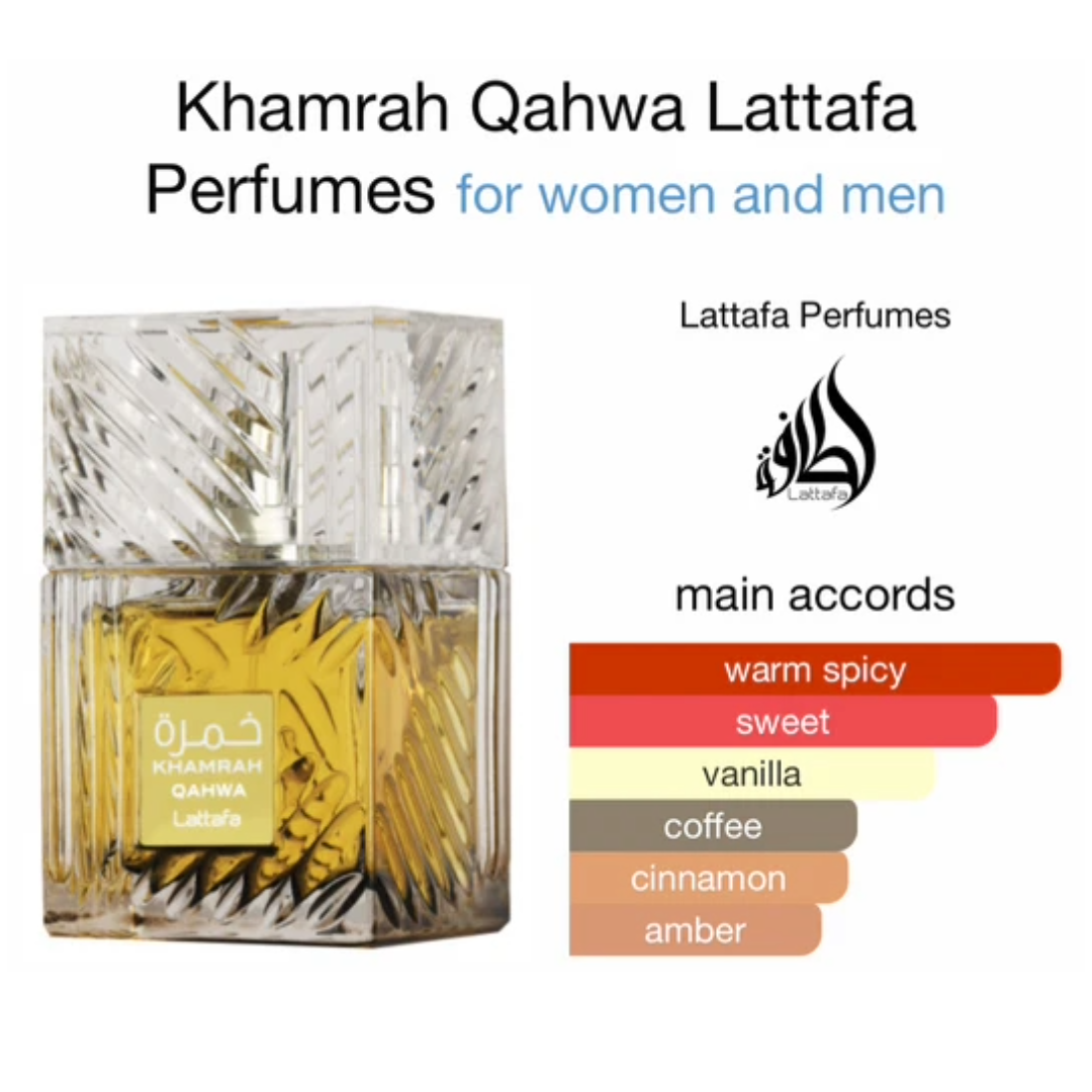 Lattafa Khamrah Qahwa Eau De Parfum 100ml